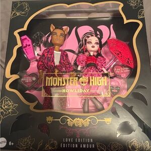 Monster High Howliday Love Edition Draculaura And Clawd